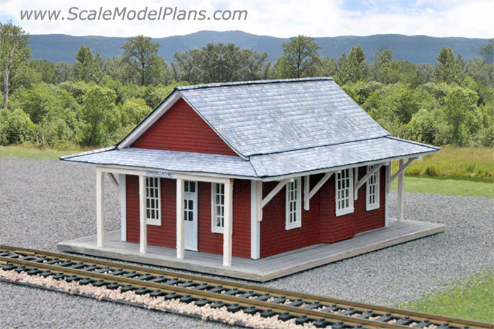 Garden Texture G scale trains building plans-Country Church-30393 
