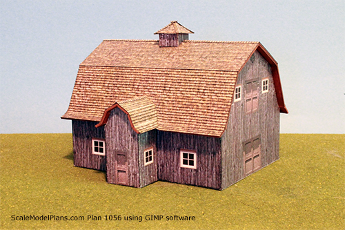 garden scale barn