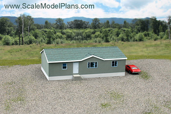 Garden Scale House Trailer