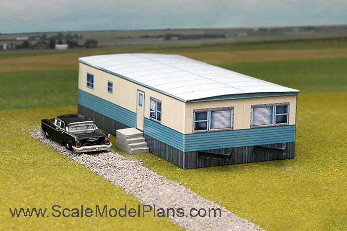 Garden Scale House Trailer