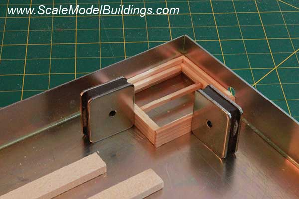 gluing garden scale windows